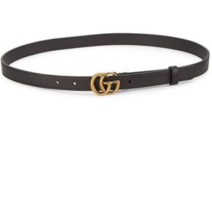 Gucci Marmont Leather Logo belt